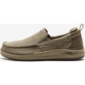Resim Skechers Arch Fit Melo Erkek Bej Günlük Ayakkabı 204605 Tpe Bej | Orijinal 