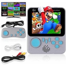 Resim Ceylan Adam Çift Konsol 666 Adet Retro Oyun El Atarisi Taşınabilir 3.5 İnç Ekran 