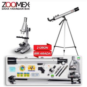 Resim Zoomex Twmp-0406 Teleskop Ve Mikroskop Seti Eğitici Ve Öğretici 