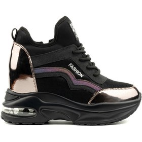 Resim Guja Air Tabanlı Fermuarlı Gizli Dolgu Sneaker Bot 