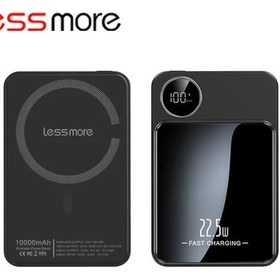 Resim Brightnova Black 10000mah Kablosuz Şarj Manyetik Powerbank Led Ekranlı Taşınabilir Şarj Cihazı İphone Uyumlu 16 15 14 13 12 11 Xr X Serisi İçin 