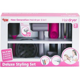 Resim Nessiworld HUA-1019 Sesli ve Işıklı 2IN1 Lüks Saç Şekillendirici Set -Vardem Oyuncak 