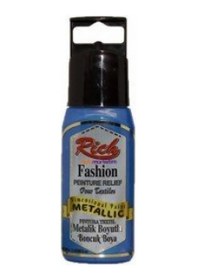 Resim Rich Metalik Boyutlu Boncuk Boya 60cc Mavi 060912 