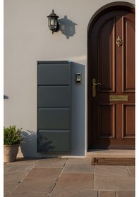 Resim Metal Ayakkabılık 4 Lü Antrasit Ral 7016 Antrasit 