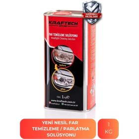Resim Kraftech Yeni Nesil Buharlı Far Temizleme Sıvısı Far Parlama Solüsyonu Kloroform 1 kg 