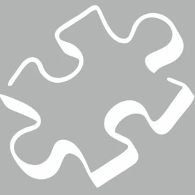 Resim Reysa Tasarım Puzzle Araba Stickeri Beyaz 15X14 cm 