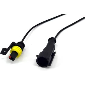 Resim Süper Seal Elektrik Soketi 1 Takım 1 Pin Kablolu Su Geçirmez Konn 