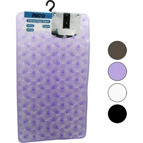 Resim Findit Dikdörtgen - Lüx Pvc Petek Desen - Şeffaf- Buzlu 98PCS Vantuz Kaydırmaz Banyo - Küvet Paspas 37X68CM (2818) 