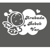 Resim shop TUĞRA kişiye özel arabada bebek var 
