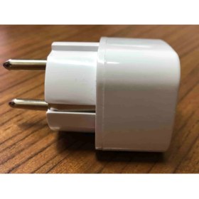 Resim Axe Tools Universal Çevirici Priz Amerikan Ingiliz Fiş Dönüştürücü Türk Tipe Fişe Çeviren Adaptör Başlık Beyaz 