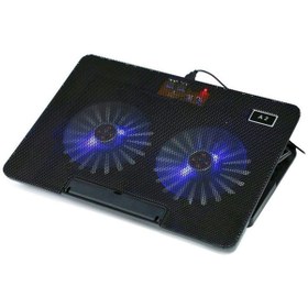 Resim TahTicMer N99 Laptop Notebook Soğutucu 2 Fan 2 Usbli Standlı Yüksek Kademe Ayarlı Masa Üstü Soğutucu Fan 