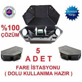 Resim 5'Li Fare Yem Istasyonu-Eldiven 