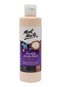 Resim Mm Dökme Akrilik Boya Premium 240ml - Peach Çok Renkli 