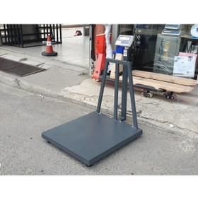 Resim İMMAX Siperli Direkli Baskül 100x100 Cm 2 Ton Şarjlı 