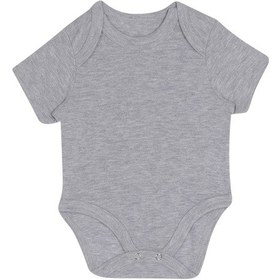 Resim Rolypoly Bebek Kısa Kol Body Gri Melanj 