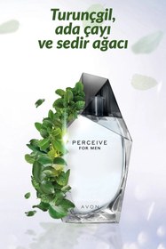 Resim Avon Perceive Erkek Parfüm Edt + Avon Care 75 ml El Kremi 