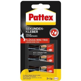 Resim Pattex Süper Japon Mini Trio 1 G 3'lü Blister 