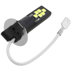 Resim Pazly 80w H3 Led Sis Far Ampulü, 6000k Çift Beyaz Işık, Uzun Ömürlü, Dayanıklı, 12v Dc 