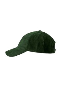 Resim Uniquetrenders Unisex Vegan Süet Şapka Haki Yeşil 