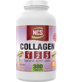 Resim L-glutatyon 300 Tablet Kollajen 1000 Mg Collagen Tip 1-2-3 Glutatyon Kolajen 