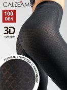 Resim Calzeamo Kışlık, Desenli 100 Denye Sıcak Taytlar 269153397 Siyah 