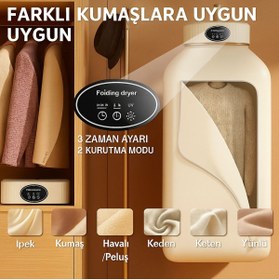 Resim ATLT ATLANTİS UV IŞINLI TAŞINABİLİR ELBİSE KURUTUCU PORTATİF ASKILI KATLANABİLİR ÇAMAŞIR KURUTMA MAKİNESİ 