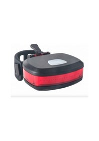 Resim Xc-384 Şarjlı Bisiklet Arka Stop Far Siyah 