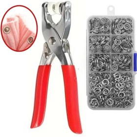 Resim shopwave 200 adet Paslanmaz Çelik Çıtçıt ve Pense Seti Metal Çıt Çıt Makinesi (5047) 