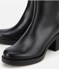 Resim Hotiç Kadın Deri Siyah Kalın Tabanlı Bilekte Topuklu Bot 01boh313430a100 01boh313430a100 Siyah 