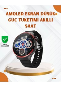 Resim Diğer Amoled Ekranlı Akıllı Saat Bluetooth Arama Ve Nfc Destekli 