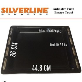 Resim Esty Uyumlu Ankastre Fırın Emaye Derin Tepsi 44.8 X 36 - 446900866 