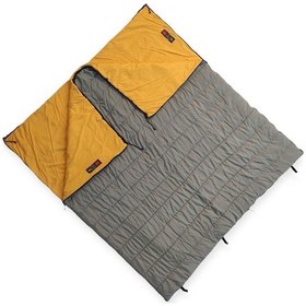 Resim Naturecamp Hati 200 Gri -5 Derece Birleşebilir Çift Kişilik Uyku Tulumu Gri 