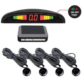 Resim Oto Park Sensörü Siyah Led Ekranlı 