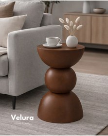 Resim Maco Yan Sehpa - Ceviz Ceviz 