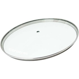 Resim icanPARES Tencere Sahan Tava Cam Kapağı Kapak 26 Cm 