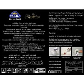 Resim Karali Premium Demlik Poşet 25 Li 12 Gr 