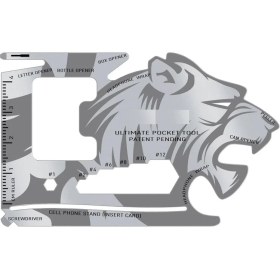 Resim Mena Rise Outlet 18 Fonksiyonlu Cüzdan Içi Aslan Tasarımlı Kart Acil Kiti 