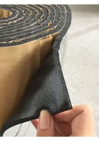 Resim Araç Oto Ses Isı Yalıtım Bandı Folyolu Kauçuk Sünger 15cmx10metre 6mm Yapışkanlı 