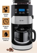 Resim My Coffee Barista Profesyonel Dijital Zaman Ayarlı Sıcak Tutma Fonksiyonlu Öğütücülü Filtre Kahve Makinesi 