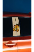 Resim YENİ CREATİVE Araç Kapı Direk Kaplama Folyosu Garfield Desenli (SAĞ SOL TAKIM) (2 ADET) - 22x50 Cm 