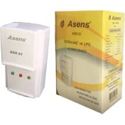 Resim Asens Doğal Gaz Alarm Cihazı Dedektörü Asens 