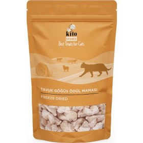 Resim Kito Freeze Dried Tavuk Göğüs Yetişkin Kedi Ödül Maması 30 G 