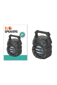 Resim inteknoloji PL-4534 BT USB SD 3 İNÇ Led Işıklı Bluetooth Taşınabilir Hoparlör 