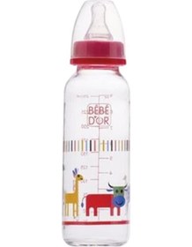 Resim Bebedor Cam Biberon Sl 250 ML Kırmızı 