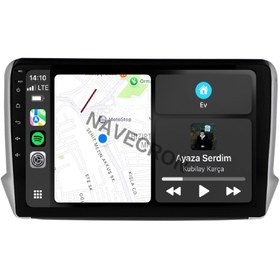 Resim NAVECRON PEUGEOT 208 2012-20 UYUMLU ANDROID MULTİMEDYA GERÇEK 4/64 KABLOSUZ CARPLAY GERİ GÖRÜŞ KAMERALI 