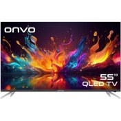 Resim Onvo 55OVF5000AQ 55" 140 Ekran Uydu Alıcılı 4K Ultra HD QLED Google Smart TV 