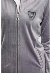 Resim Sementa 76385 Kadife Dik Yaka Tunik Eşofman Takım Gri 