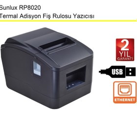 Resim Sunlux RP8020 Termal Adisyon Fiş Rulosu Yazıcısı 