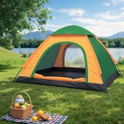 Resim ALPACA OUTDOORS 2 Kişilik Taşınabilir Kamp Çadırı - Otomatik, Çift Kapı Havalandırması, Isıya Dayanıklı, Oval Şekilli, Hafif ve Yaz, İlkbahar, Sonbahar, Kamp Aksesuarları için Kolay Kurulum 