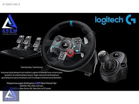 Resim Ps4 Ps5 İle Uyumlu Sıfır Logitech G29 Direksiyon Asem Konsolda 